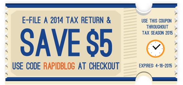 2014 Tax Return Coupon